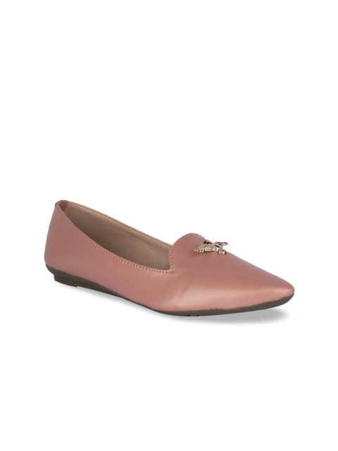 

MSC Women Dusty Pink Embellished Ballerinas
