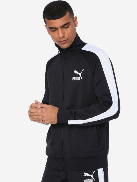 

Puma Men Black Colourblocked Jacket