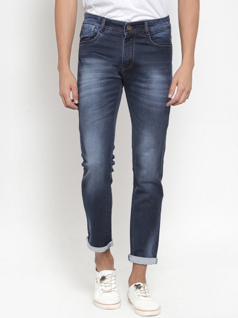 

Rodamo Men Blue Slim Fit Mid-Rise Clean Look Stretchable Jeans