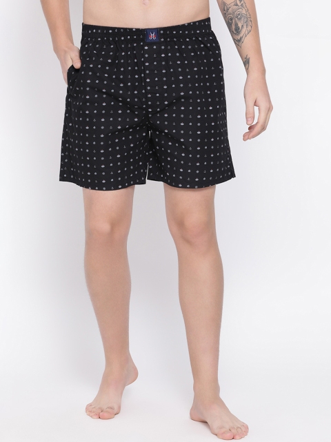 

Crimsoune Club Men Black Printed Boxers BX4067-4
