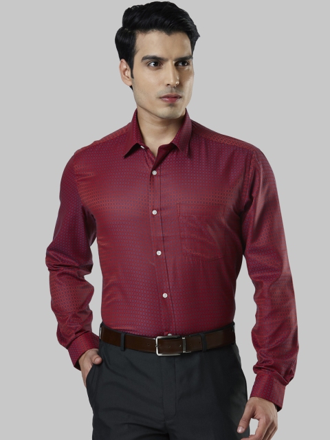 

Next Look Men Red Regular Fit Checked Formal Shirt