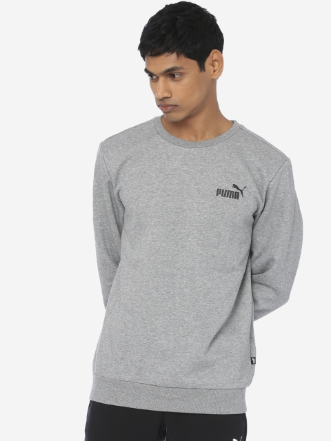 

Puma Men Grey Solid Sweater