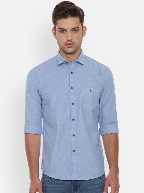 

Louis Philippe Sport Men Blue Slim Fit Solid Casual Shirt