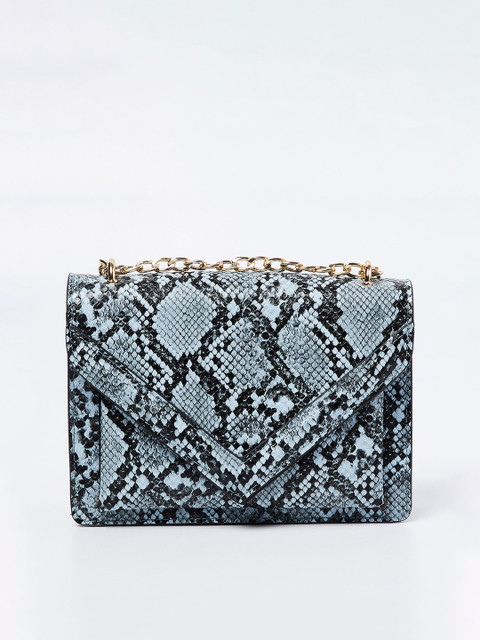 

Ginger by Lifestyle Blue & Black Printed Sling Bag