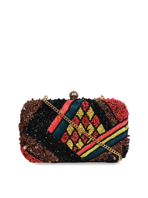 

Diwaah Women Multicoloured Embellished Clutch, Multi