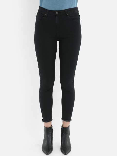 

COVER STORY Women Black Regular Fit Mid-Rise Clean Look Jeans