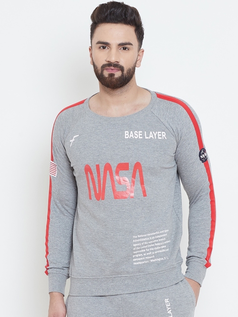 

FUGAZEE Men Grey Printed Sweatshirt
