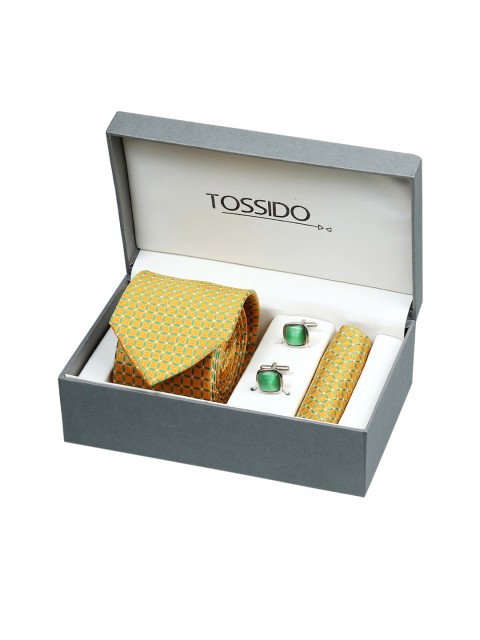

Tossido Men Multicoloured Accessory Gift Set, Gold