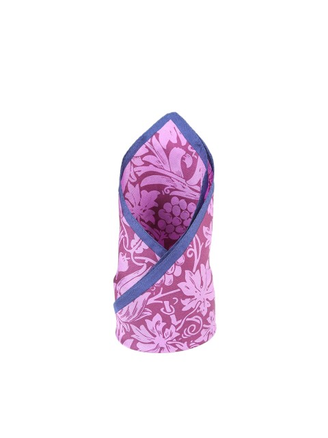 

Louis Philippe Men Purple Printed Pocket Square