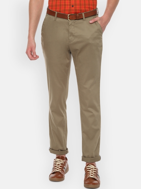 

Van Heusen Sport Men Khaki Slim Fit Solid Chinos