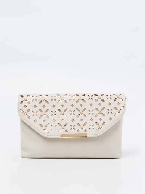 

Ginger by Lifestyle Beige Solid Sling Bag