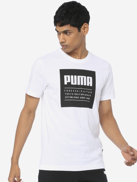 

Puma Men White Tee X Printed Round Neck T-shirt