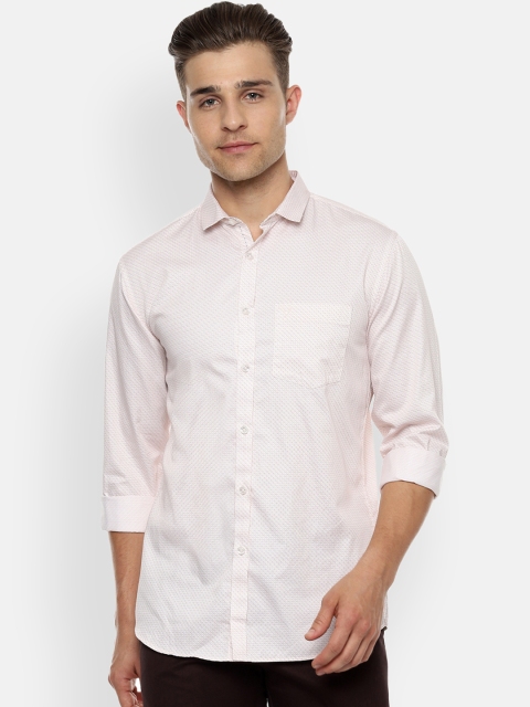 

Allen Solly Men White Slim Fit Printed Casual Shirt