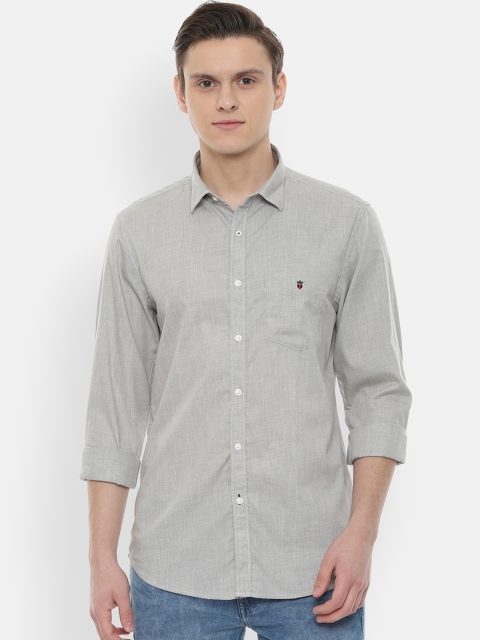 

Louis Philippe Sport Men Grey Slim Fit Solid Casual Shirt