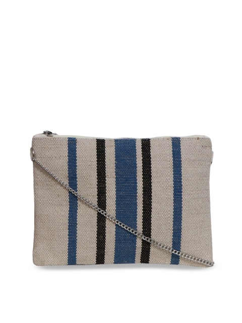 

Diwaah Beige Self Design Sling Bag