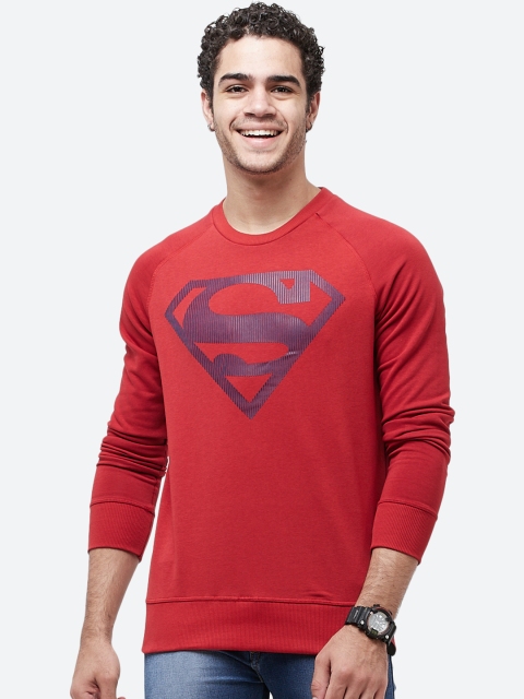 

Free Authority Superman featured Red Sweatshirt for Men