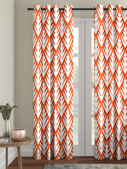 

Alina decor Off-White Single Door Curtain