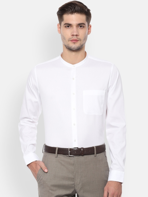 

Van Heusen Men White Slim Fit Solid Formal Shirt