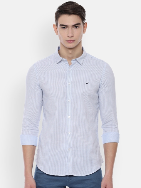 

Allen Solly Sport Men Blue Slim Fit Striped Casual Shirt