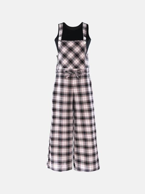 

naughty ninos Girls Black & White T-shirt with Dungarees