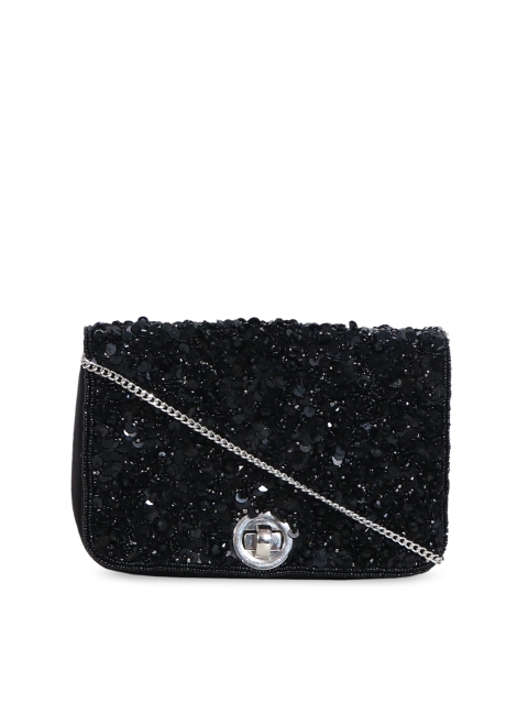 

Diwaah Black Embellished Clutch