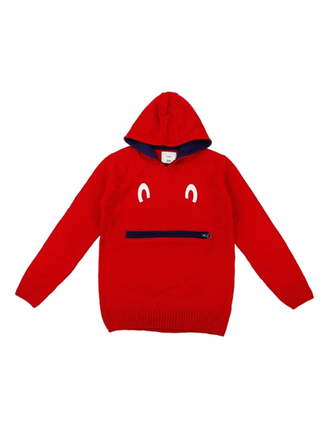 

Pantaloons Junior Boys Red Printed Sweater