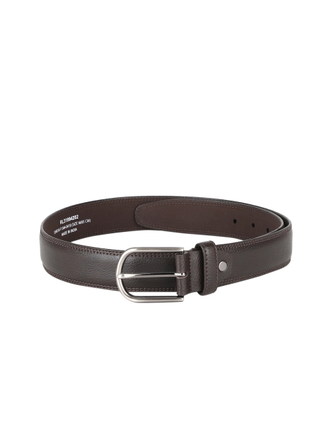 

Peter England Men Brown Textured Belt