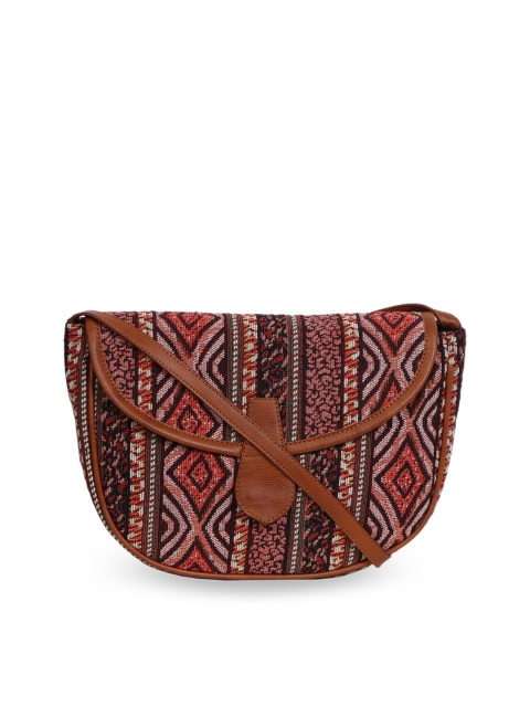 

Diwaah Multicoloured Self Design Sling Bag, Multi