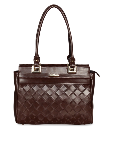 

ESBEDA Brown Textured Shoulder Bag