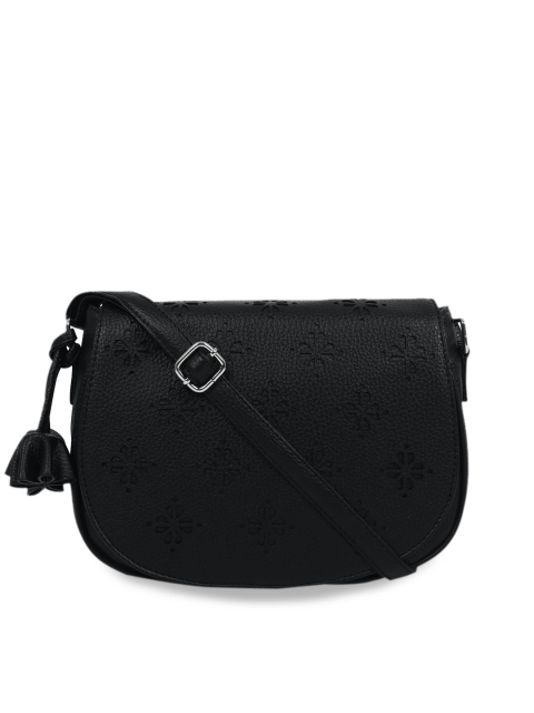 

Toteteca Women Black Solid Sling Bag