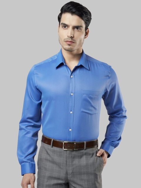 

Next Look Men Blue Regular Fit Printed Formal Shirt