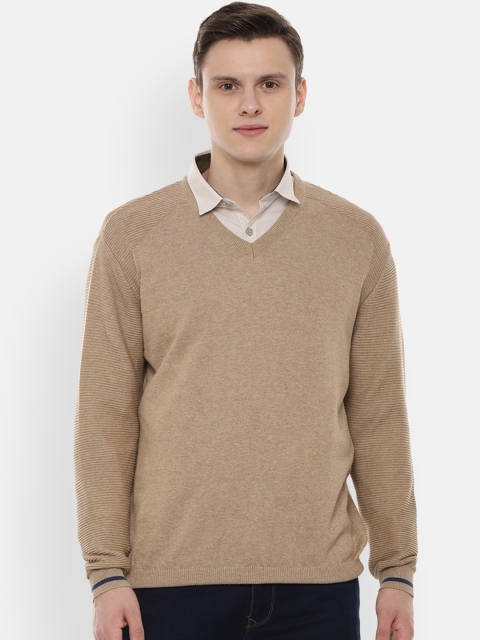 

Allen Solly Sport Men Beige Solid Sweater
