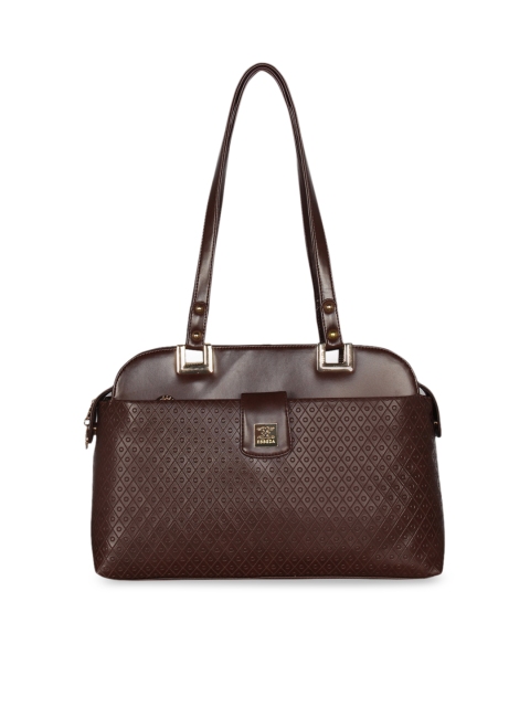 

ESBEDA Brown Checked Shoulder Bag