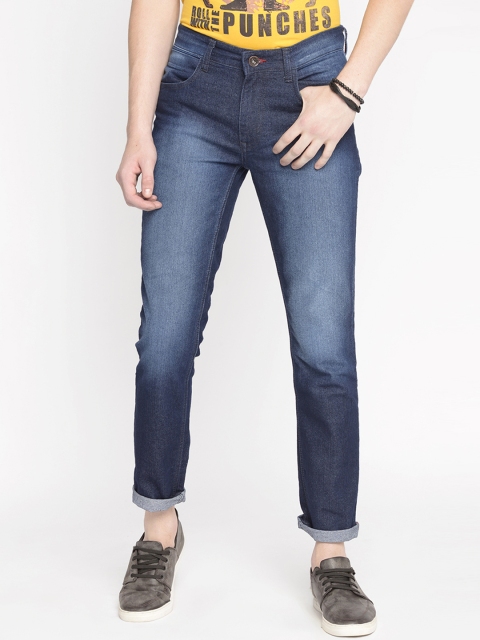 

Newport Men Blue Slim Fit Mid-Rise Clean Look Stretchable Jeans