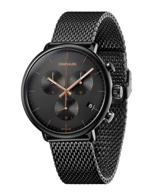 

Calvin Klein High Noon Men Black Analogue Watch K8M27421