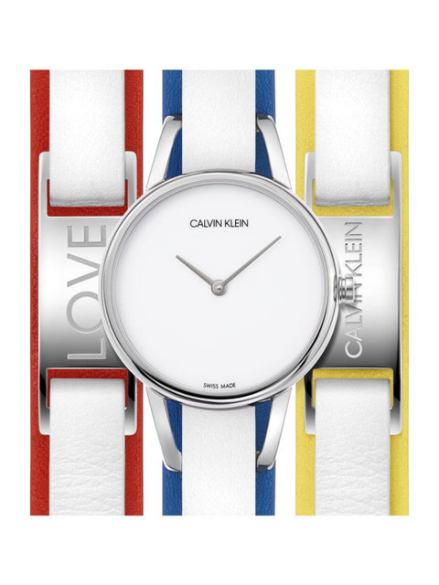 

Calvin Klein My Calvins Women White Analogue Watch K9D231VX
