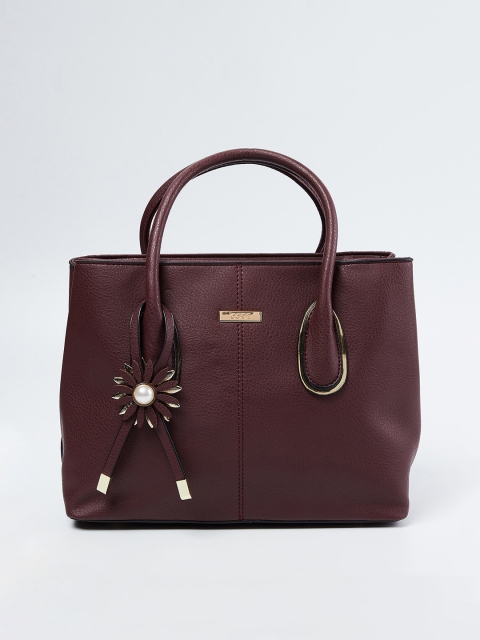 

CODE by Lifestyle Women Burgundy Solid Handheld Bag