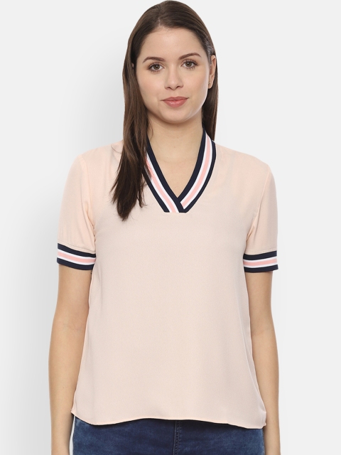 

Allen Solly Woman Women Pink Solid Top