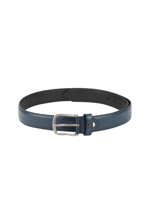 

Van Heusen Men Blue Textured Leather Belt