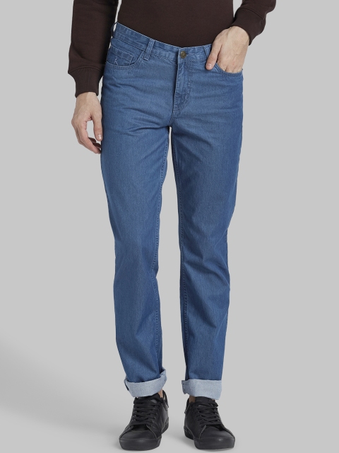 

Parx Men Blue Regular Fit Mid-Rise Clean Look Jeans