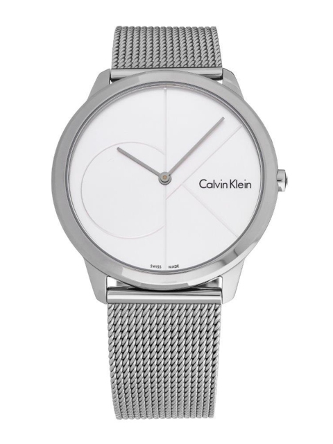 

Calvin Klein Minimal Men Silver-Toned Analogue Watch K3M2112Z
