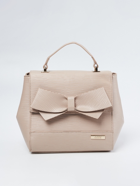 

CODE by Lifestyle Women Beige Solid Satchel