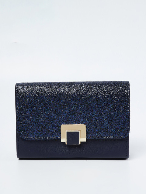 

CODE by Lifestyle Navy Blue Solid Sling Bag
