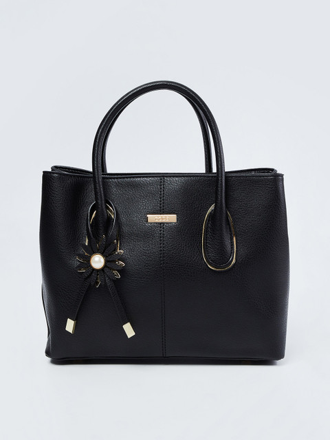 

CODE by Lifestyle Women Black Solid Handheld Bag