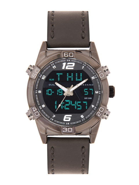 

GIORDANO Men Grey Analogue and Digital Watch C1179