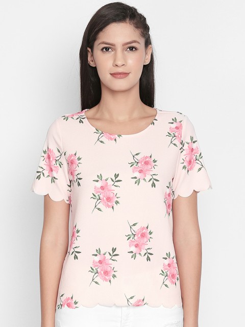 

Honey by Pantaloons Women Pink Printed Top