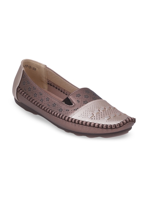 

pelle albero Women Gold-Toned Loafers