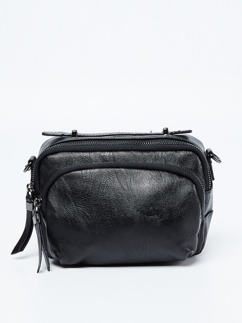

CODE by Lifestyle Black Solid Shoulder Bag