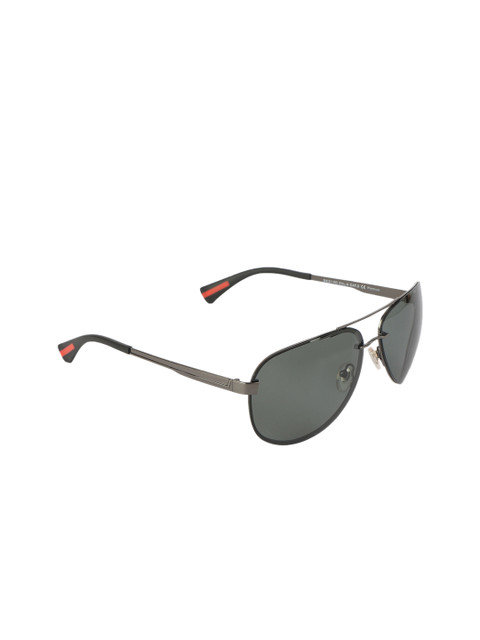 

Daniel Klein Men Aviator UV Protected Sunglasses DK3190-C4, Olive