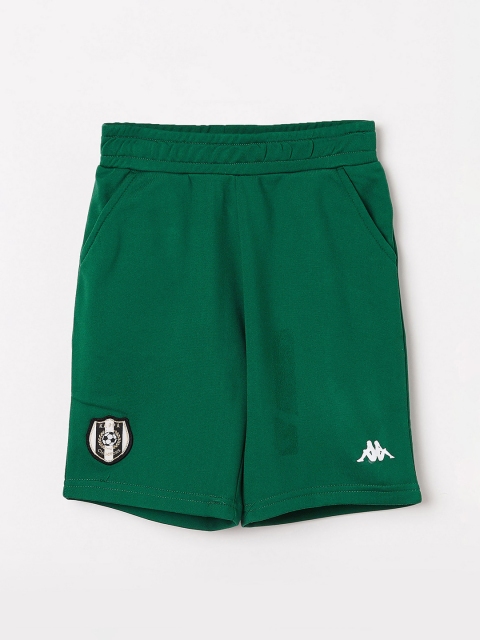 

Kappa Boys Green Solid Regular Shorts